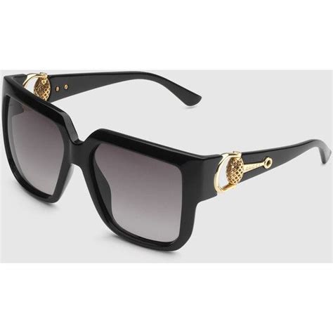 gucci oversized horsebit sunglasses|oversized Gucci sunglasses for women.